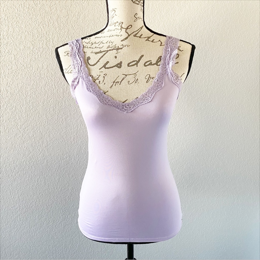 CACHE Camisole Lavender Purple Size Small